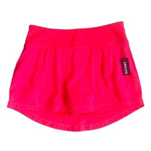 Old Navy Active Athletic Tennis Pink Skort | Shorts with Skirt Overlay